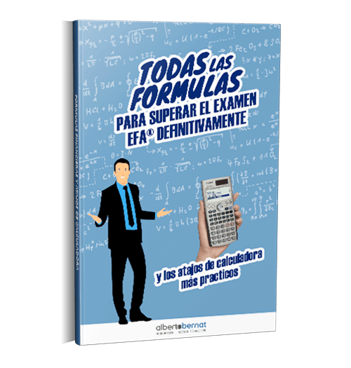 En este libro encuentras todas las fórmulas que necesitarás para superar el examen EFA.