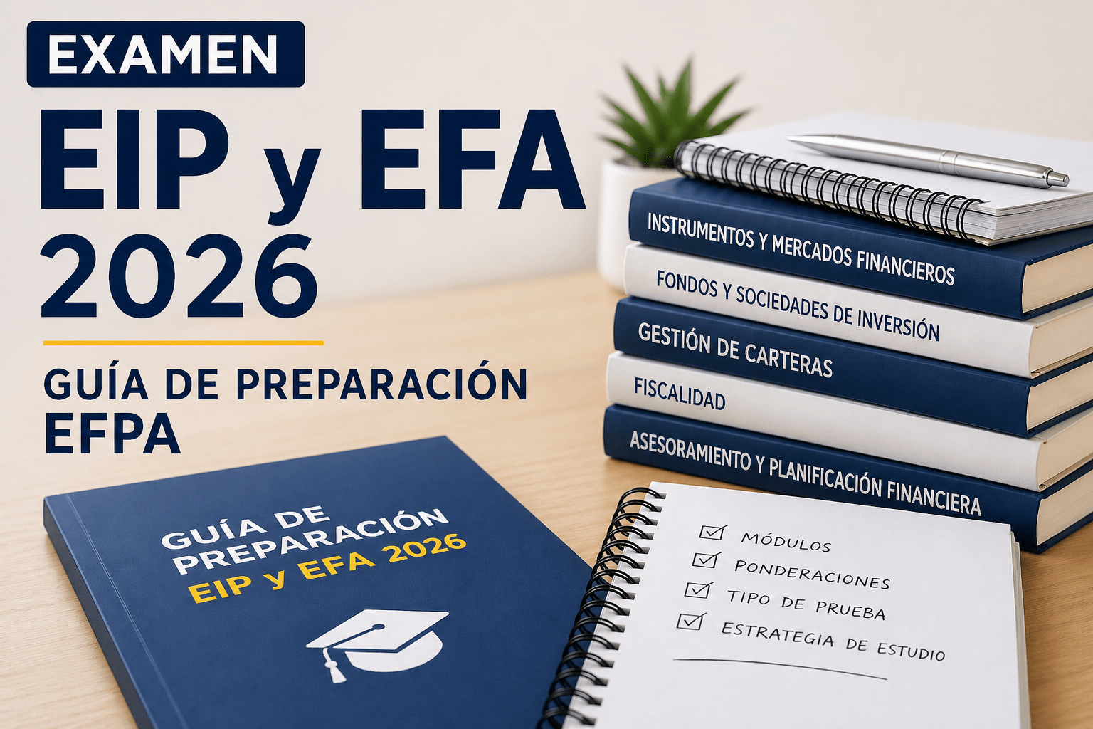 fechas examen efa 2026 convocatorias EFA EIP Nivel I y Nivel II EFPA