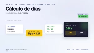Lee más sobre el artículo Cómo calcular días con Casio FC-200V