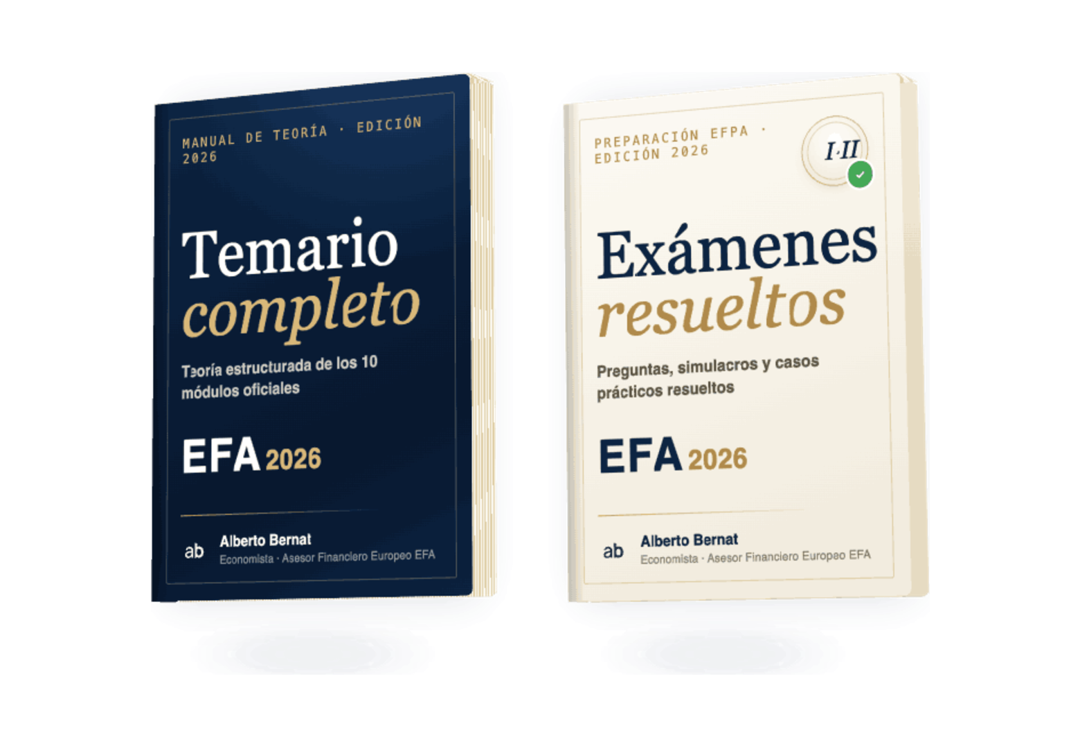 Pack preparación EFA 2026 con temario completo, exámenes resueltos, plataforma digital y tutorías